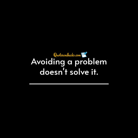 Quotes on avoiding