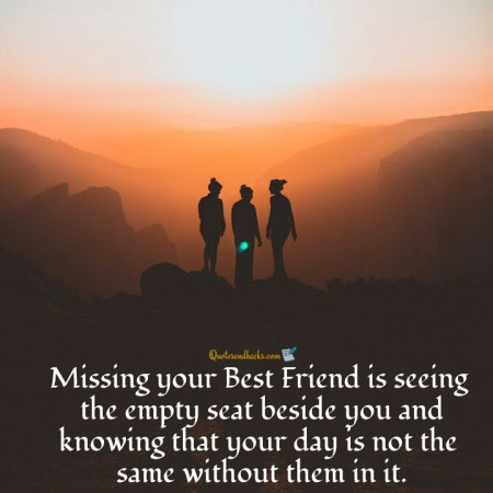 miss you quotes for a friend