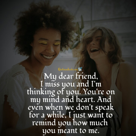 miss you quotes for a friend