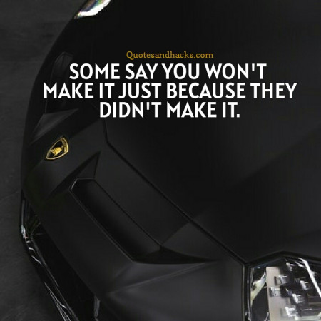 Inspirational car quotes