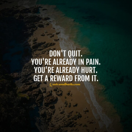 Don't quit quotes