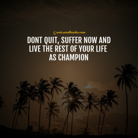 Don't quit quotes