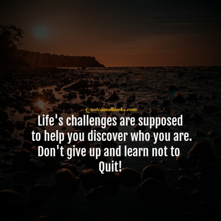 Don't quit quotes