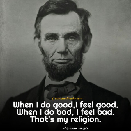 Abraham Lincoln quotes about life 