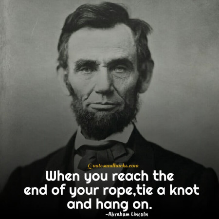 Abraham Lincoln quotes about life 