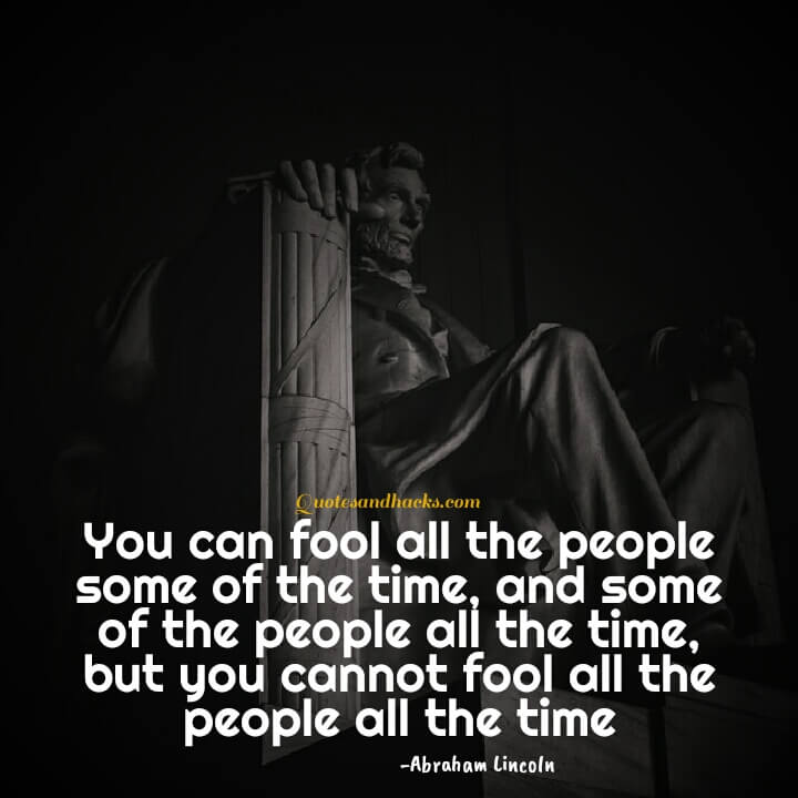 Abraham Lincoln quotes about life 