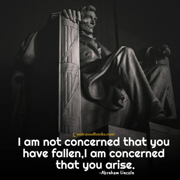 Abraham Lincoln quotes about life 