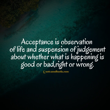 acceptance quotes.