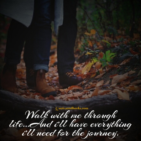walk with me quotes