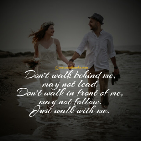 walk with me quotes