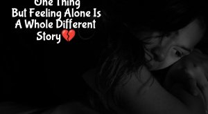 Alone love quotes