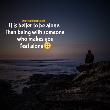 Alone love quotes