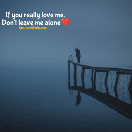 Alone love quotes