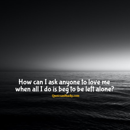 Alone love quotes