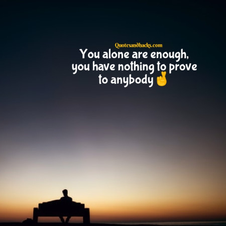 Alone love quotes