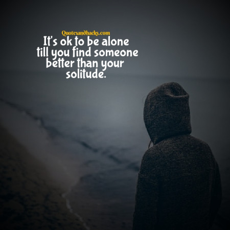 Alone love quotes