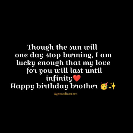 Birthday wishes for brother 