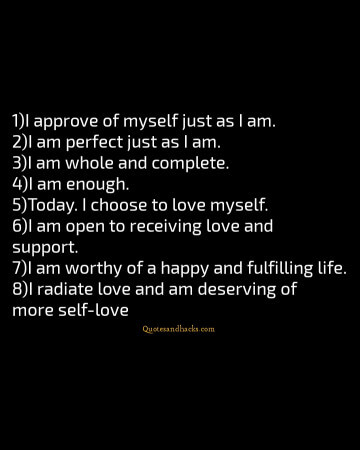 Self love affirmations 